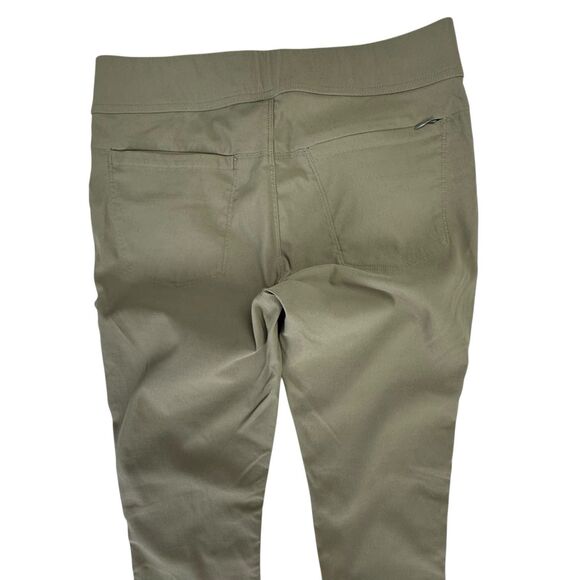 Lot of 2 Toad Co Flextime Skinny Pant Size 8 Chalkboard Black Green Hiking Camp - Picture 3 of 16